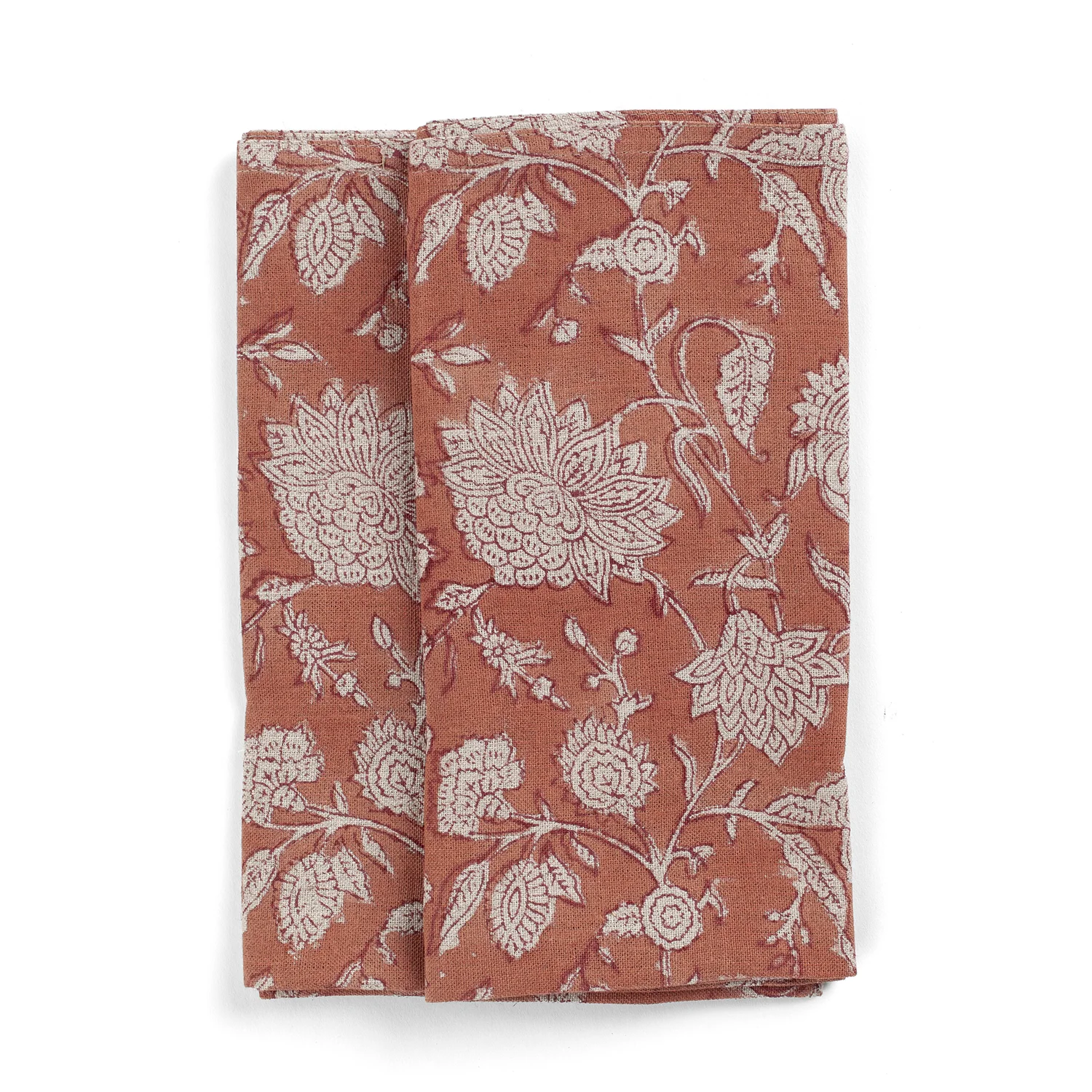 Product Image for Servetter Linne Indian Rose terracotta, 2-pack