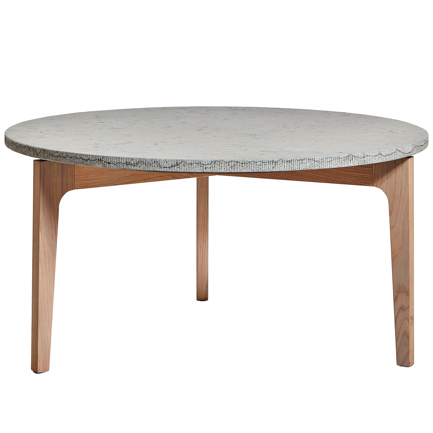 Product Image for Höllviken soffbord vitpigmenterad ek/kalksten Ø80 cm