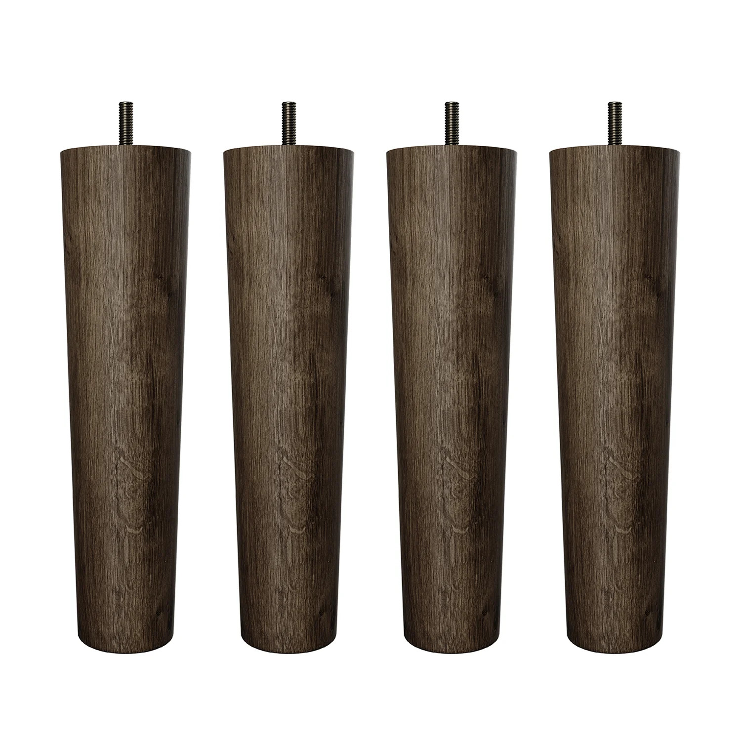 Round sängben rökt ek - 23 cm