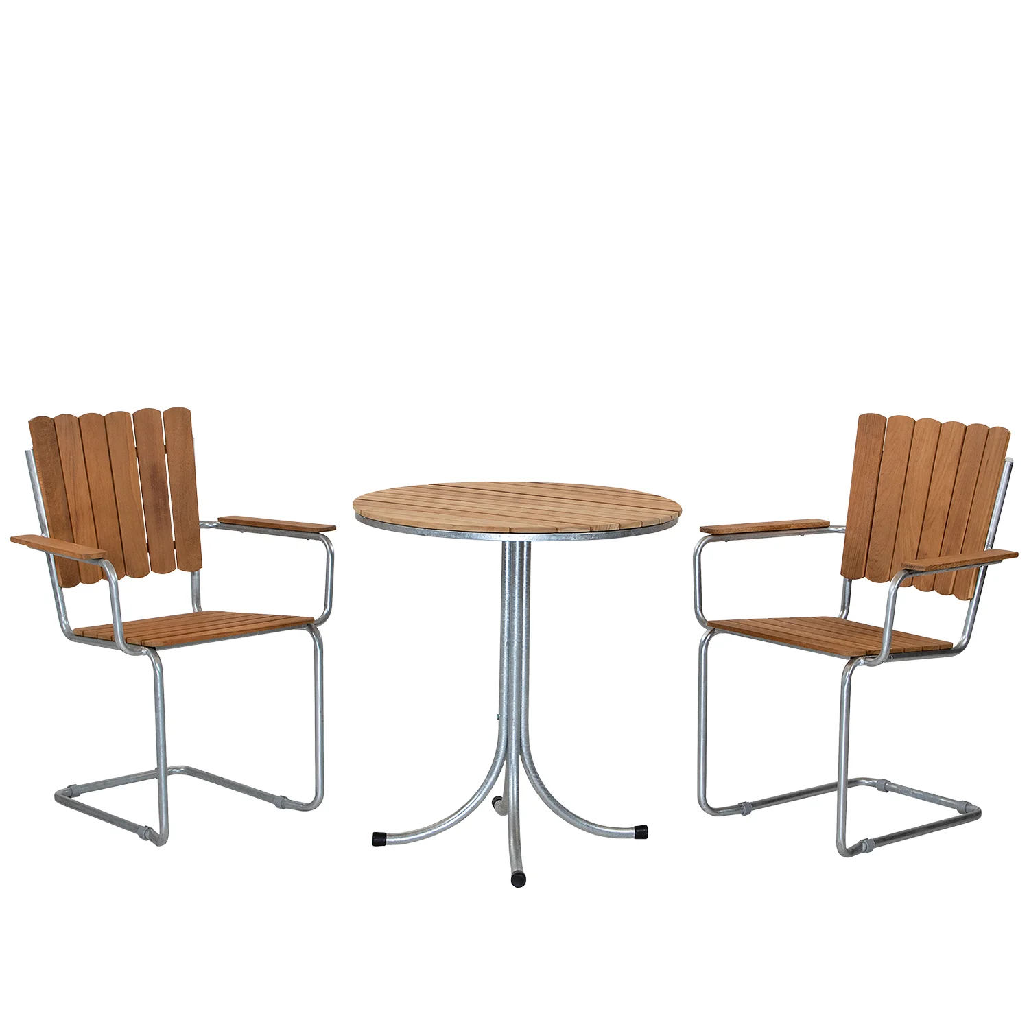 Product Image for Sigtuna caféset med karmstol teak/galv