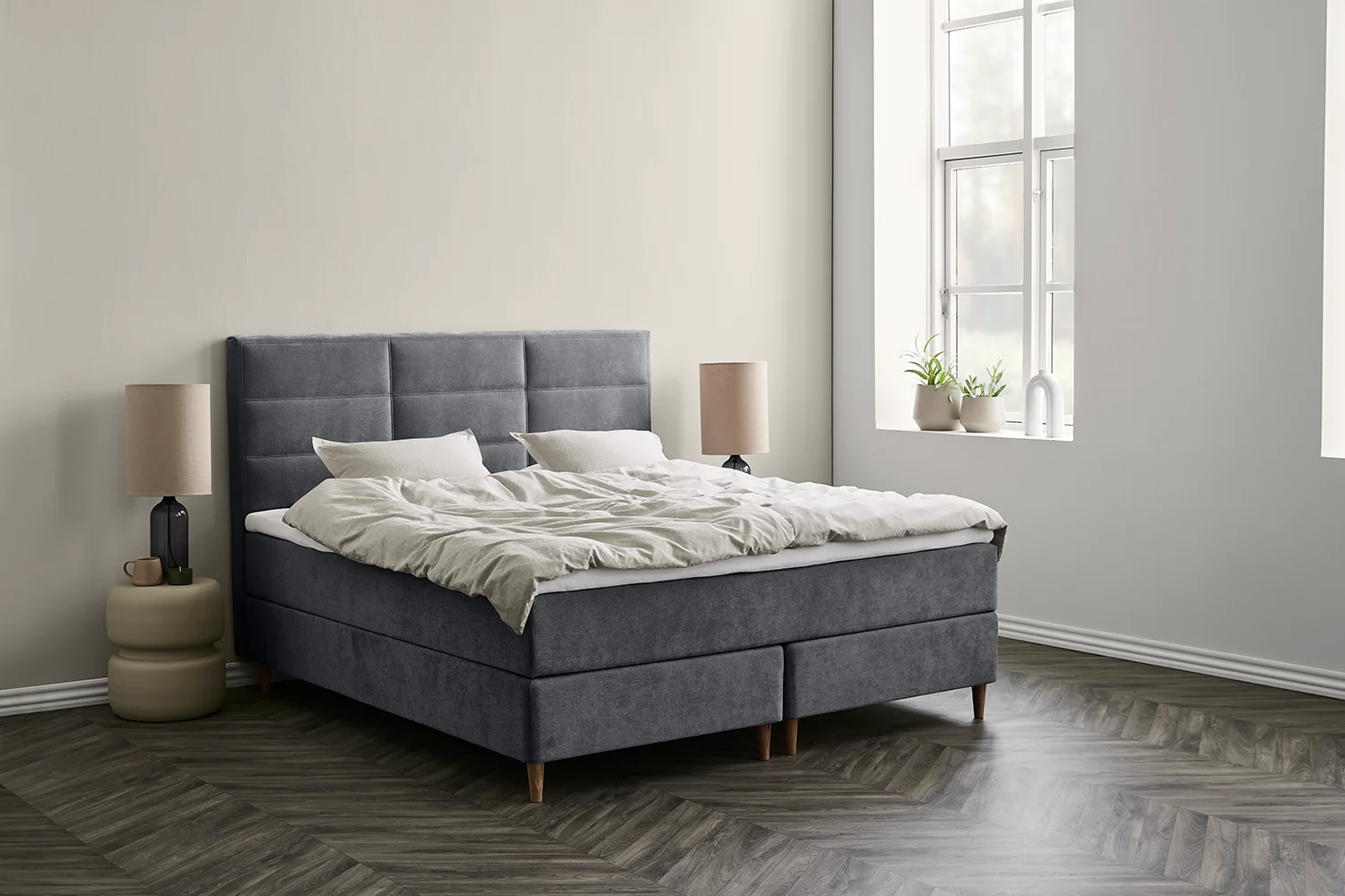 Tempur Relaxation kontinentalsäng inkl. gavel