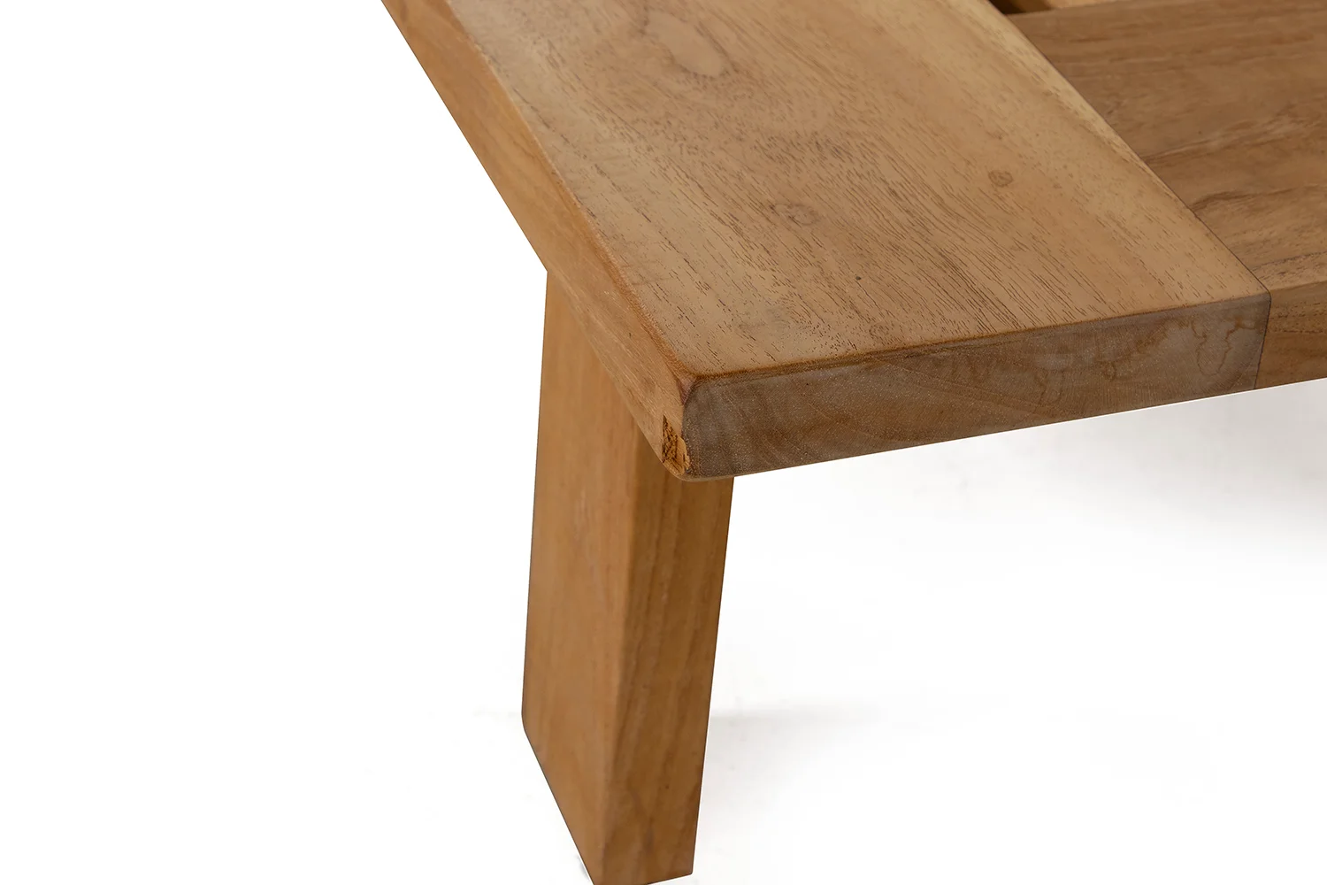 Skanör solsäng teak/Linne taupe