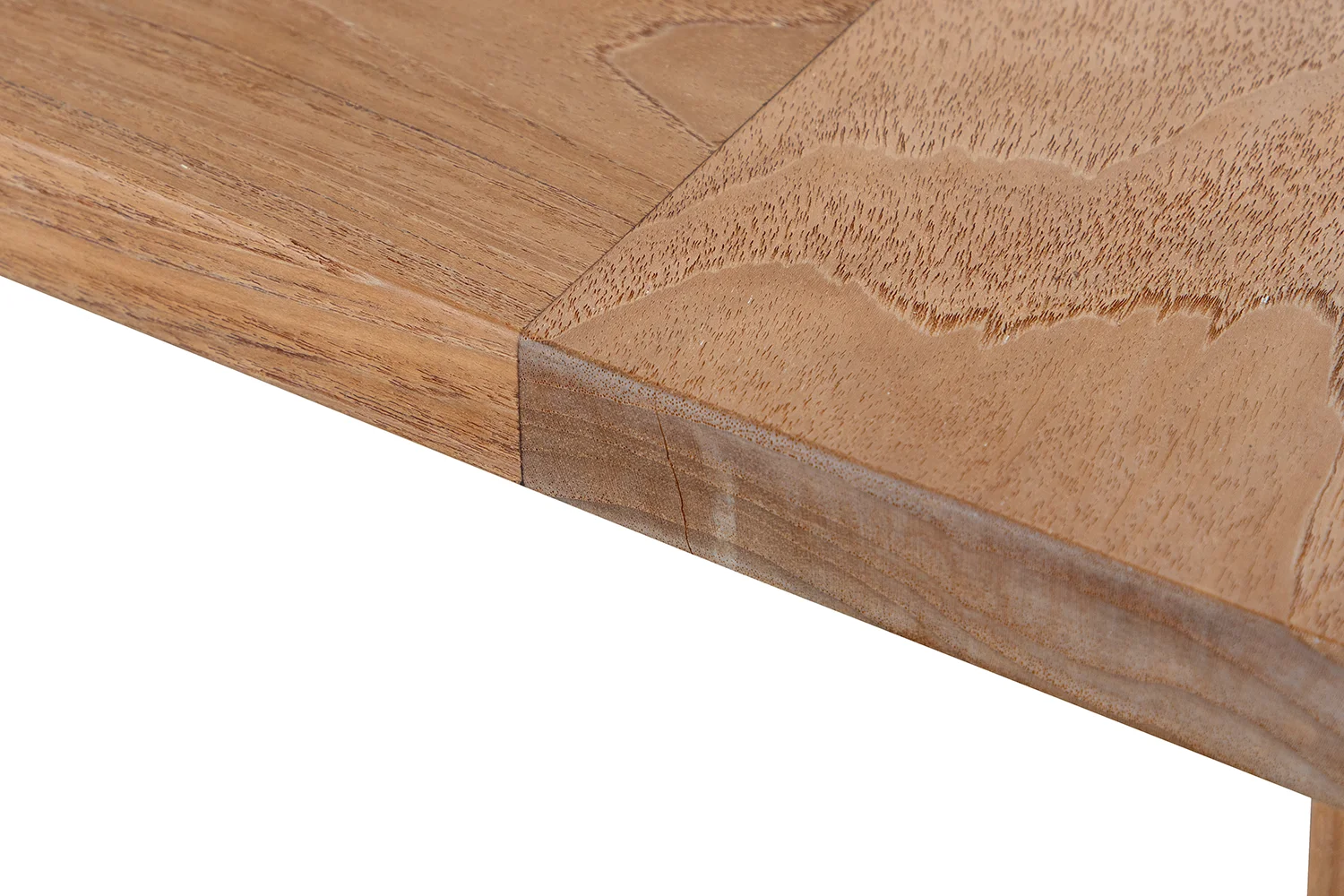 Skanör solsäng teak/Linne taupe