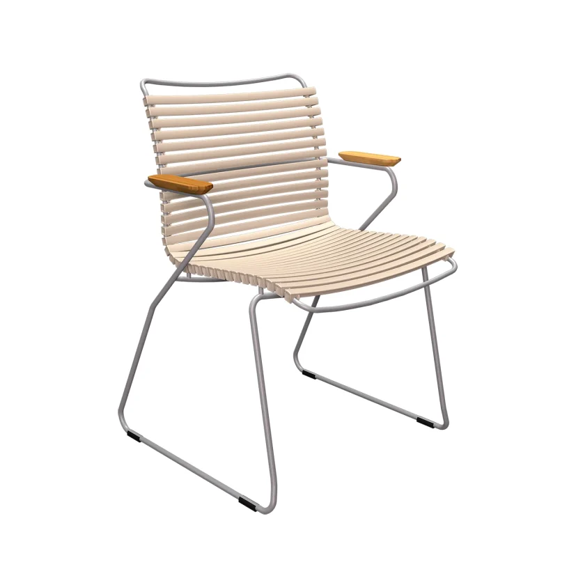 Click karmstol beige
