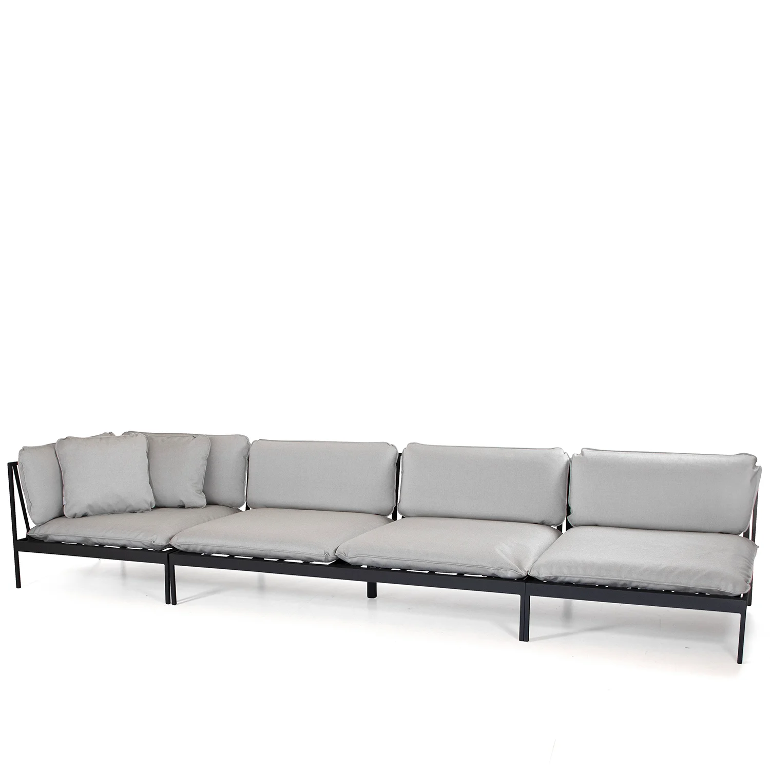 Bönan hörnsoffa mörkgrå/Ljusgrå