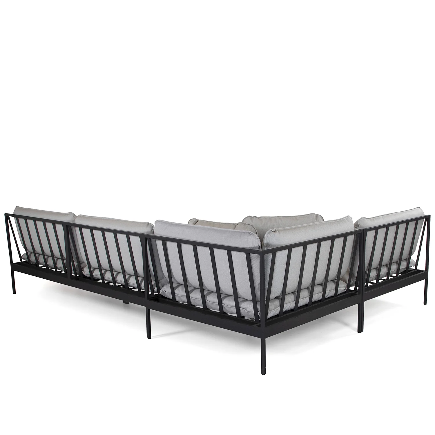 Bönan hörnsoffa mörkgrå/Ljusgrå