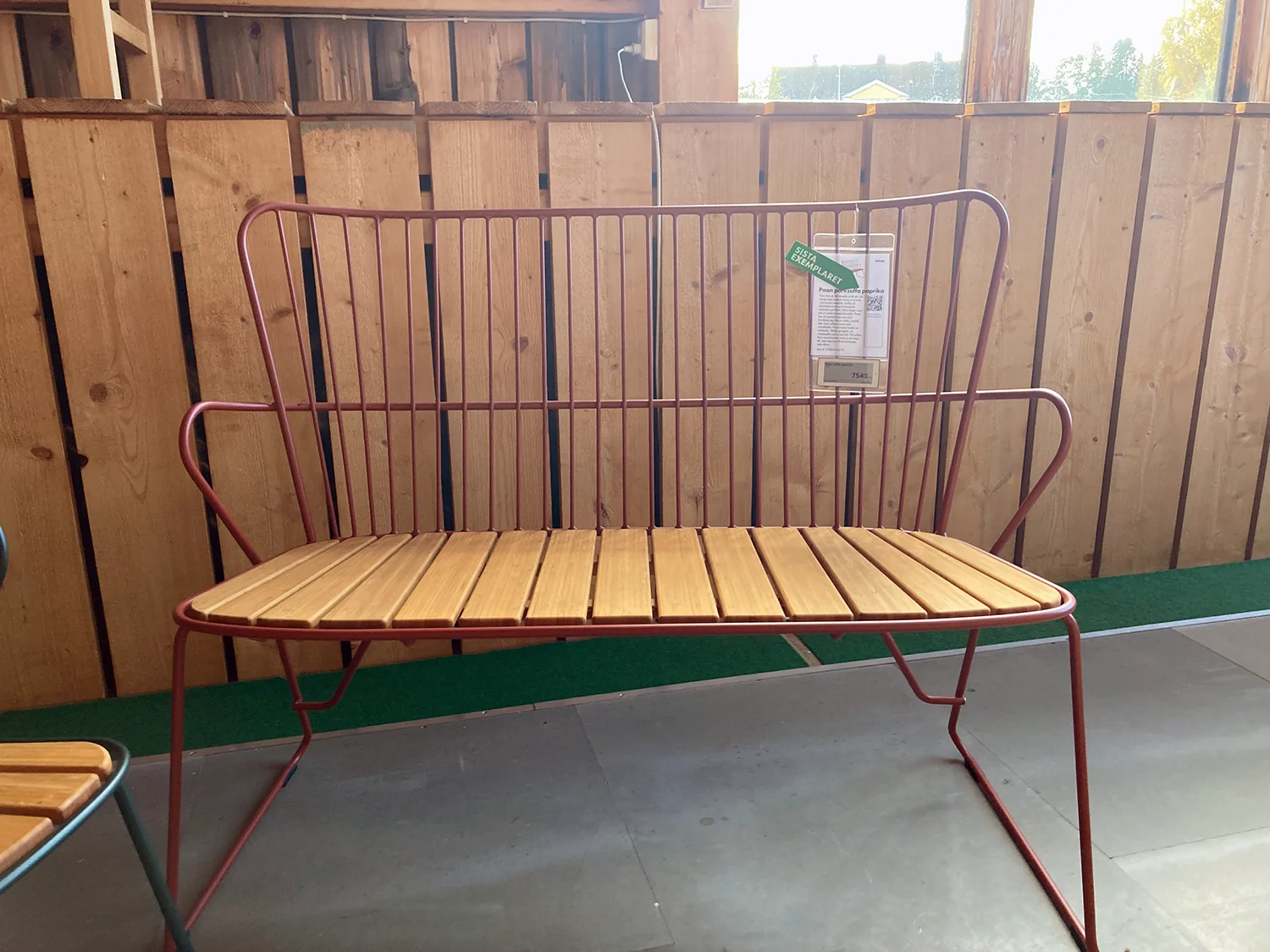 Paon parksoffa paprika