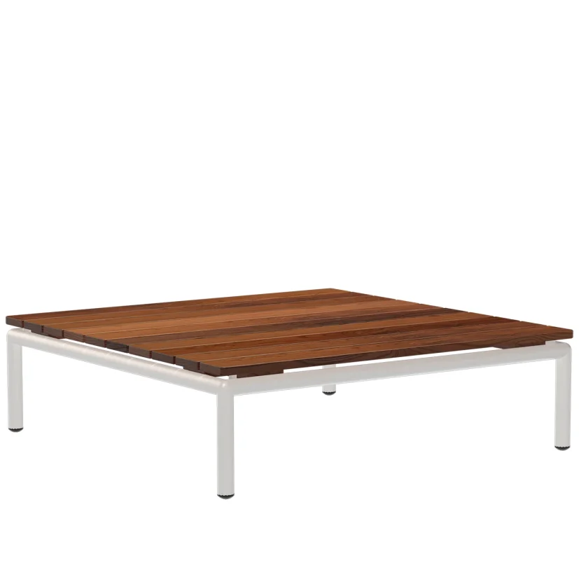 Level soffbord vit/termoask 81x81 cm