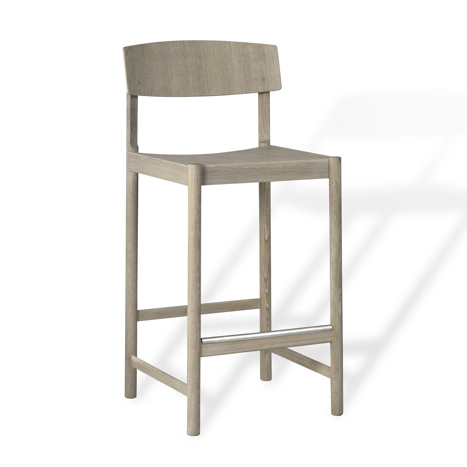 Product Image for Rod barstol vit vaxoljad ek