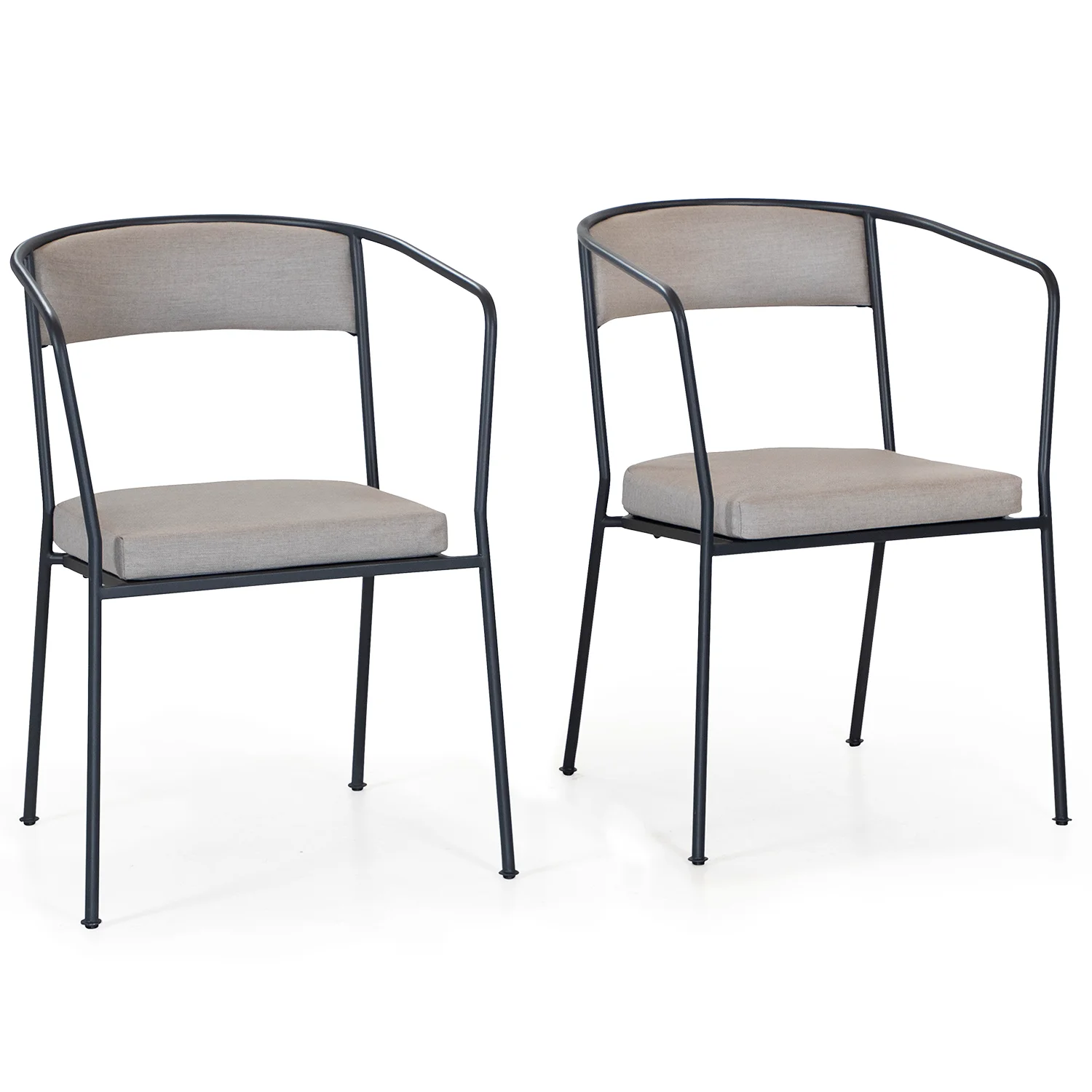 Arholma stolsset mörkgrå/grå