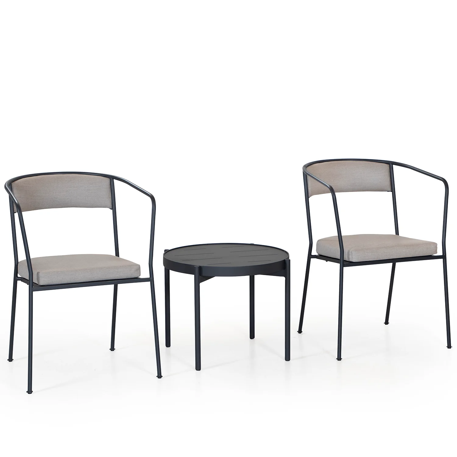 Arholma stolsset mörkgrå/grå