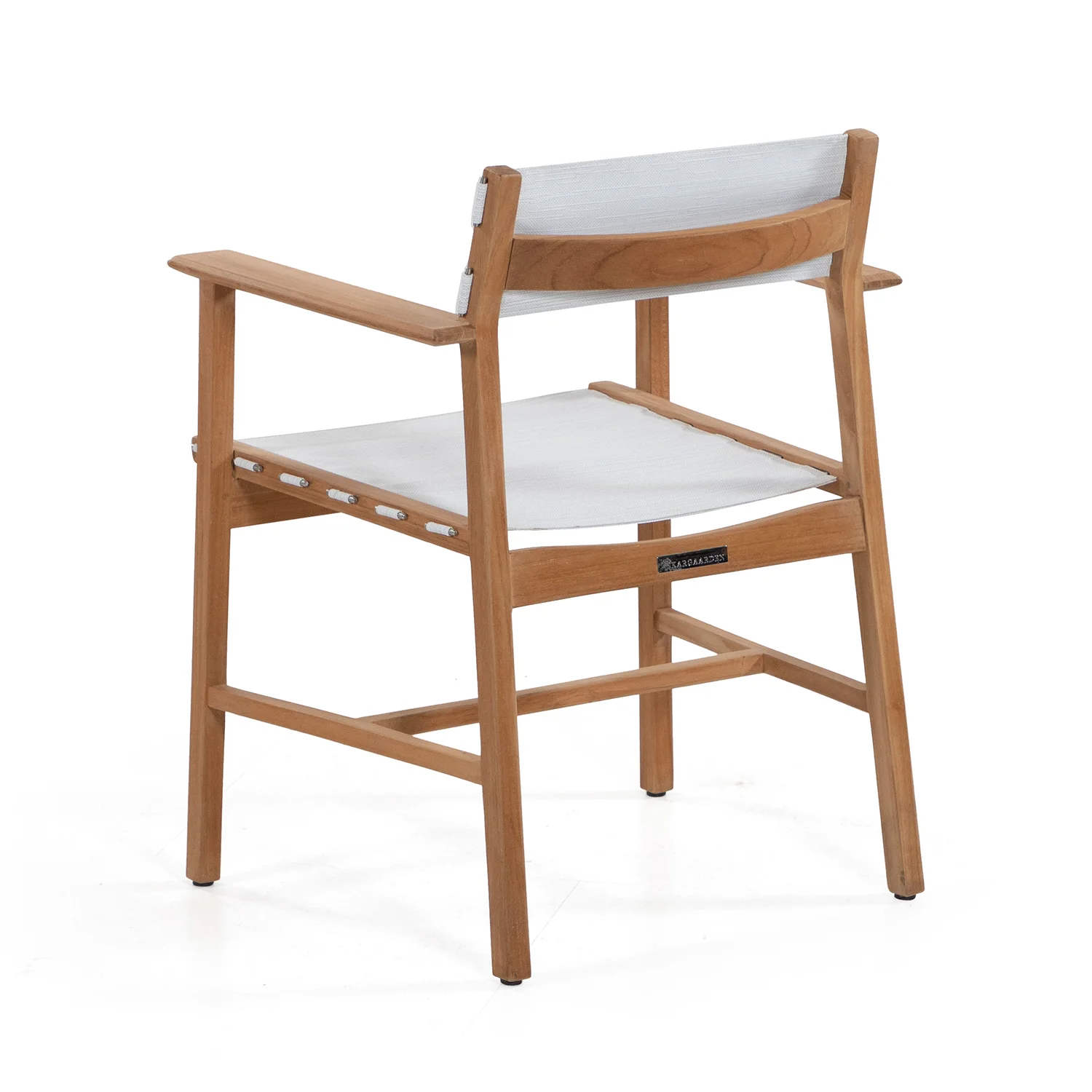 Djurö karmstol teak/vit