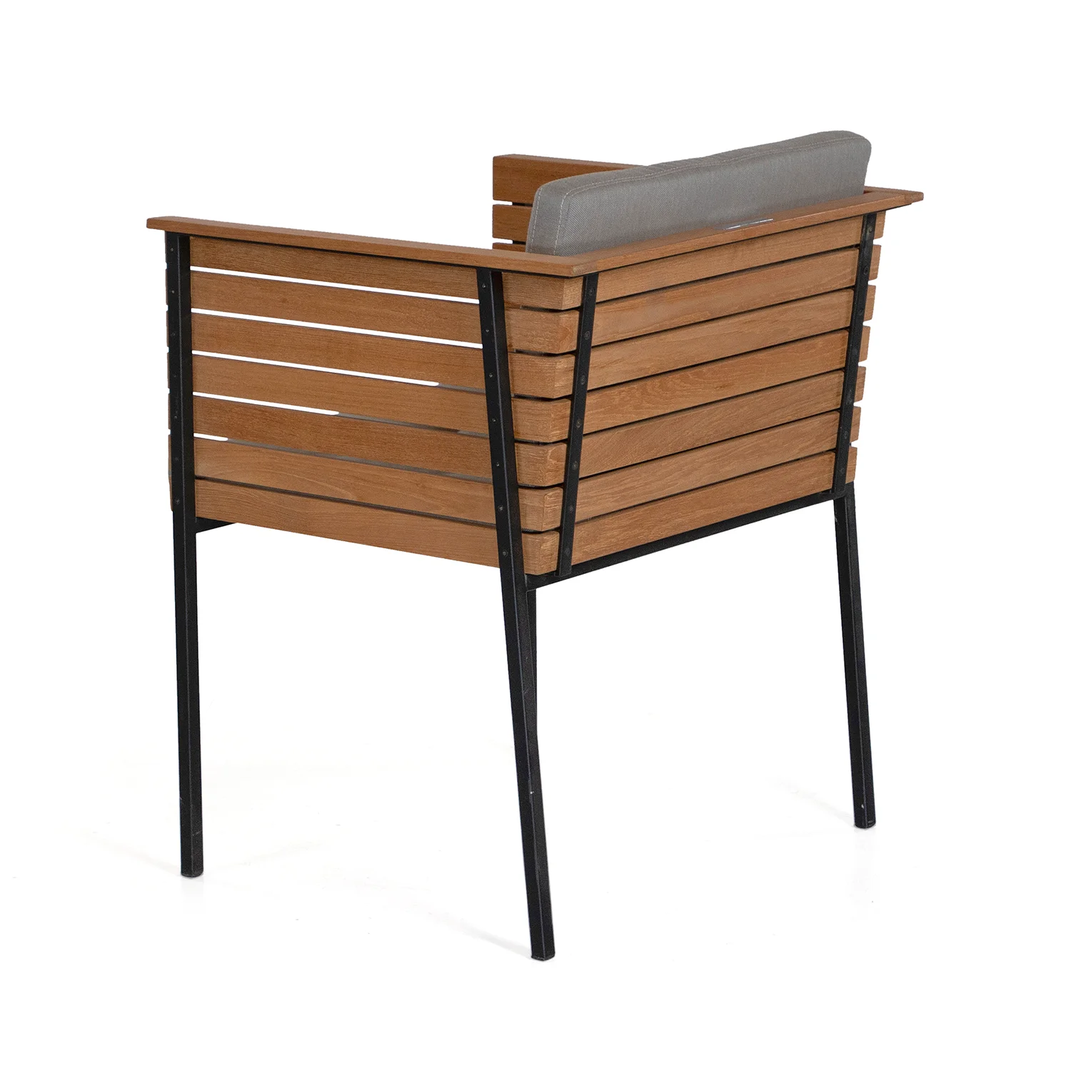 Häringe karmstol svart/teak/naturgrå