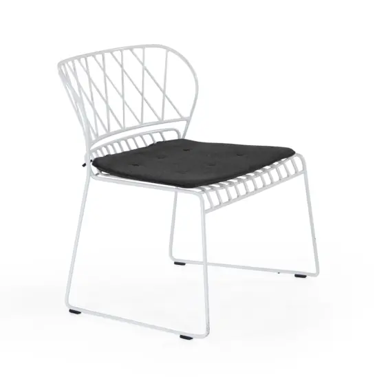 Resö fåtölj Vit/Sooty