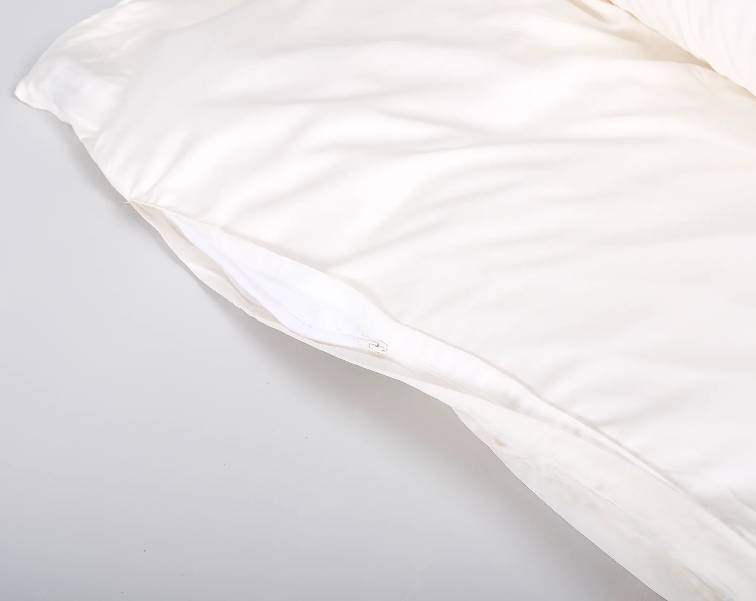 Kungsholmen bäddset bambu offwhite - 220x220 cm