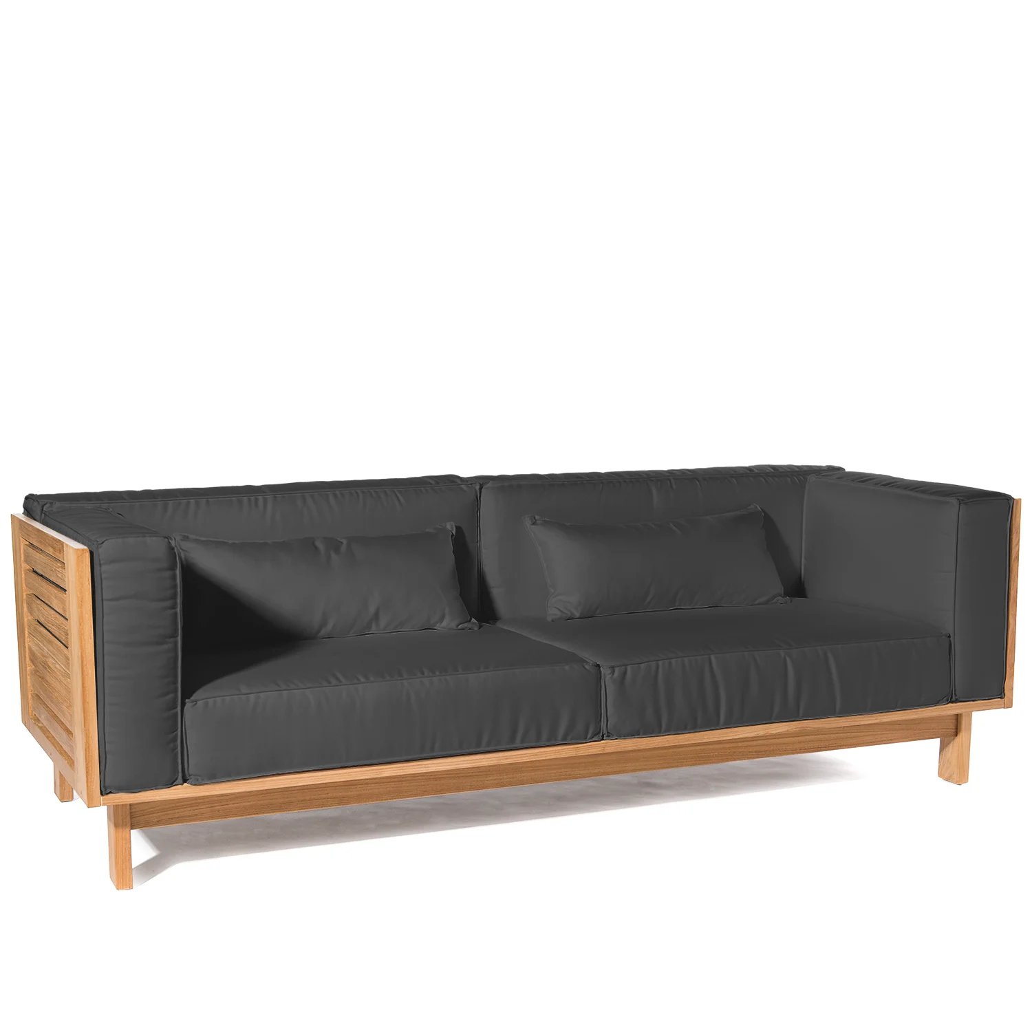 Skanör 3-sitssoffa teak/sooty