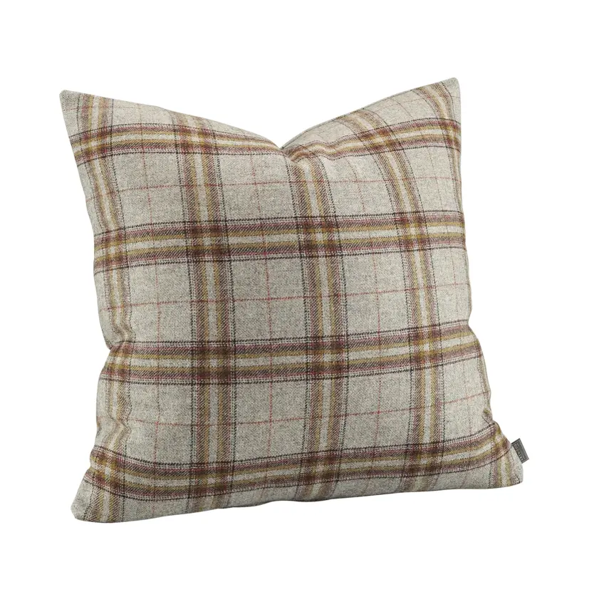 Artwood Kuddfodral Glensdale check grey/ochre