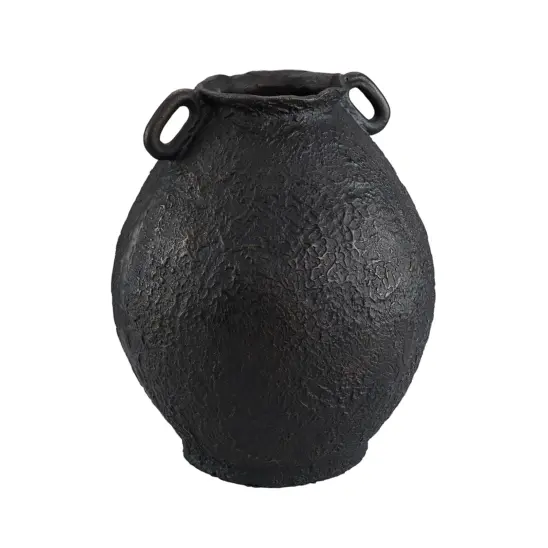 Artwood Fiora urna antique black/bronze Ø38 cm