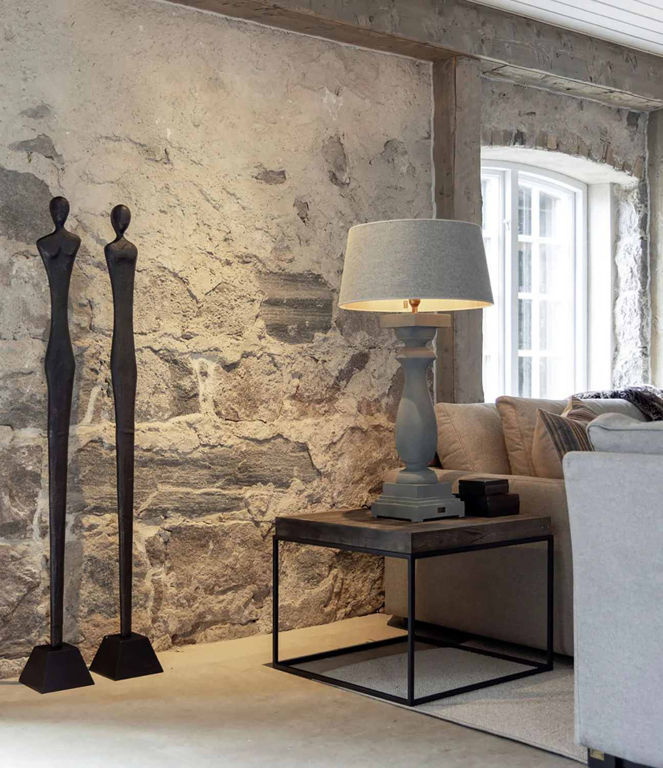 Artwood Uomo golvstatyett antique black/bronze