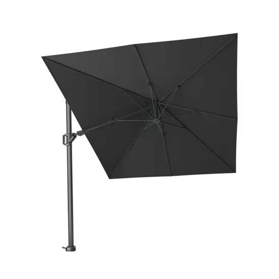 Challenger T² premium hängparasoll antracit/Faded Black 350x260 cm