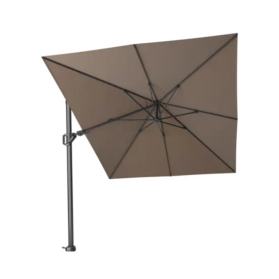 Challenger T² premium hängparasoll antracit/Havana 350x260 cm