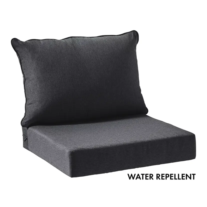 Royal WR Ken/Barbie loungedynor, Skiffer 75x75 cm