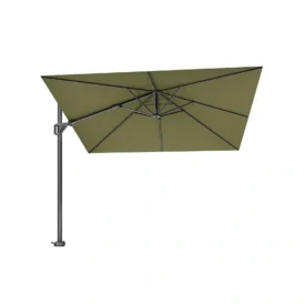 Challenger T² Premium hängparasoll - antracit/lush green, 300x300 cm