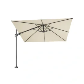 Challenger T² premium hängparasoll – antracit/champagne, 300x300 cm