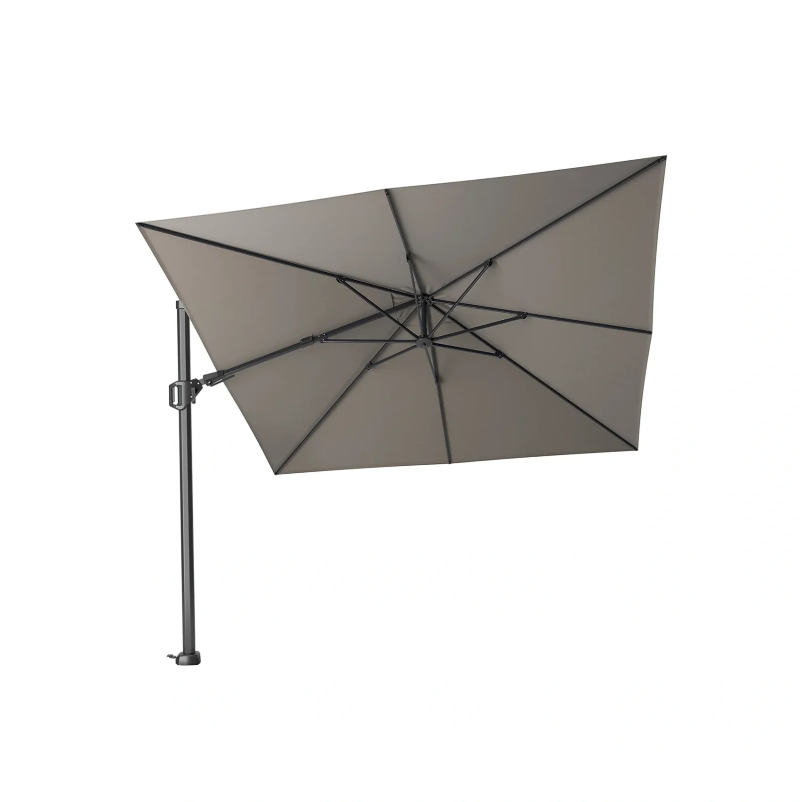 Challenger T² premium hängparasoll - antracit/manhattan, 300x300 cm