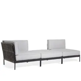 Lidö set 2 mörkgrå/silvergrå