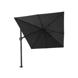 Challenger T² premium hängparasoll - mattsvart/jet black, 350x260 cm