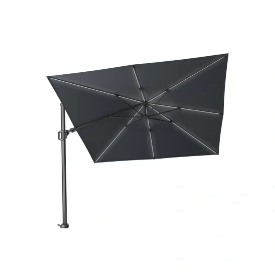 Challenger T2 Glow parasoll i storleken 300x300, och i färgen antracit.