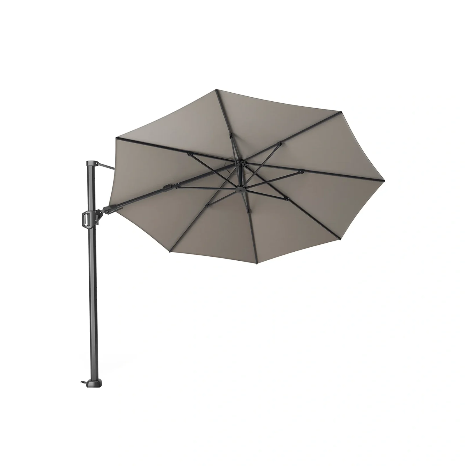 Challenger T² premium hängparasoll - antracit/manhattan, Ø350 cm