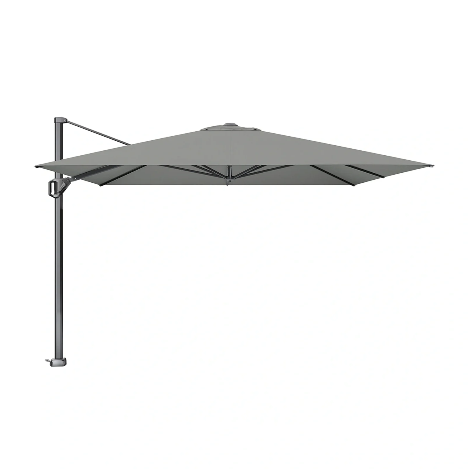 Challenger T¹ premium hängparasoll - antracit/manhattan, 350x350 cm