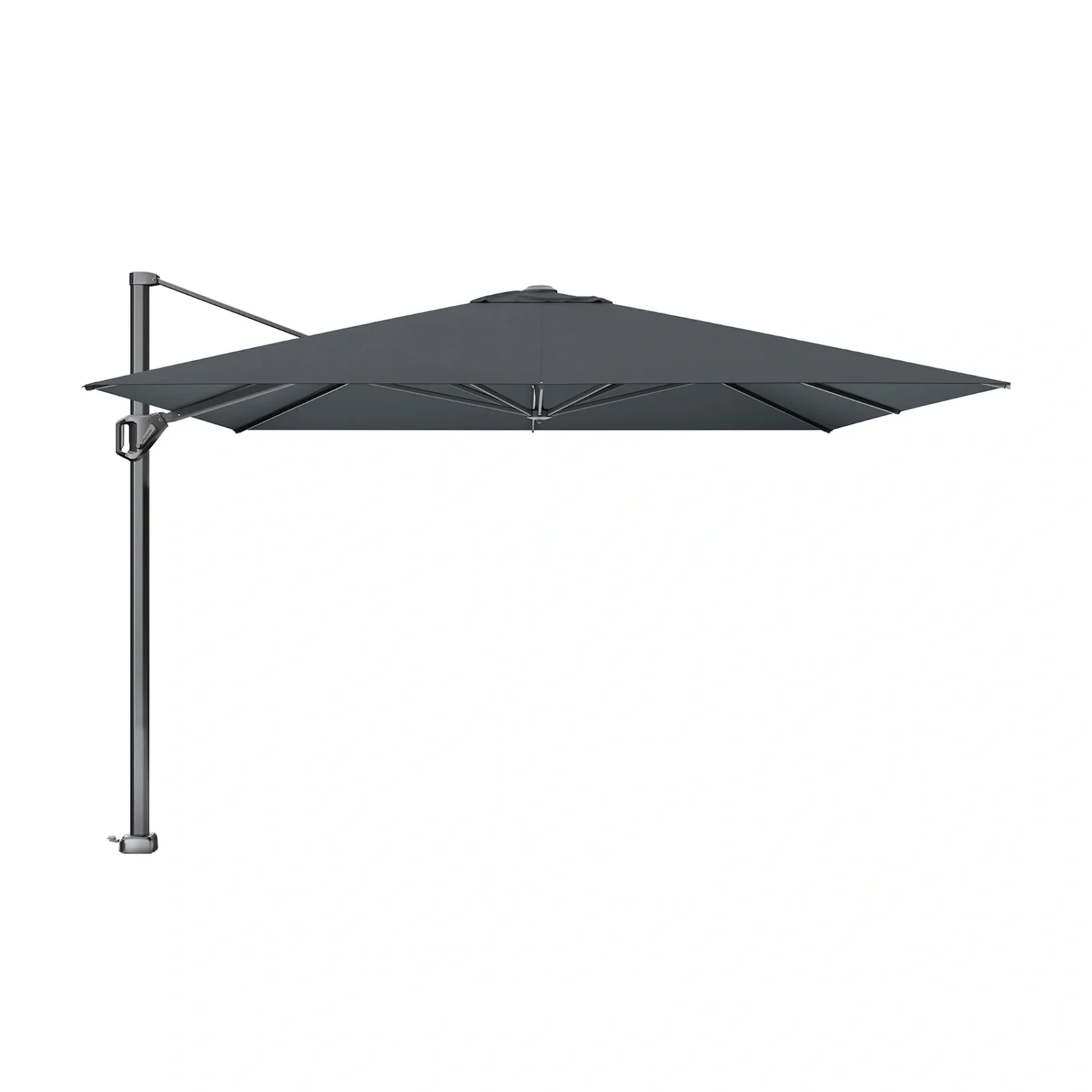 Challenger T¹ premium hängparasoll - antracit/faded black, 350x350 cm