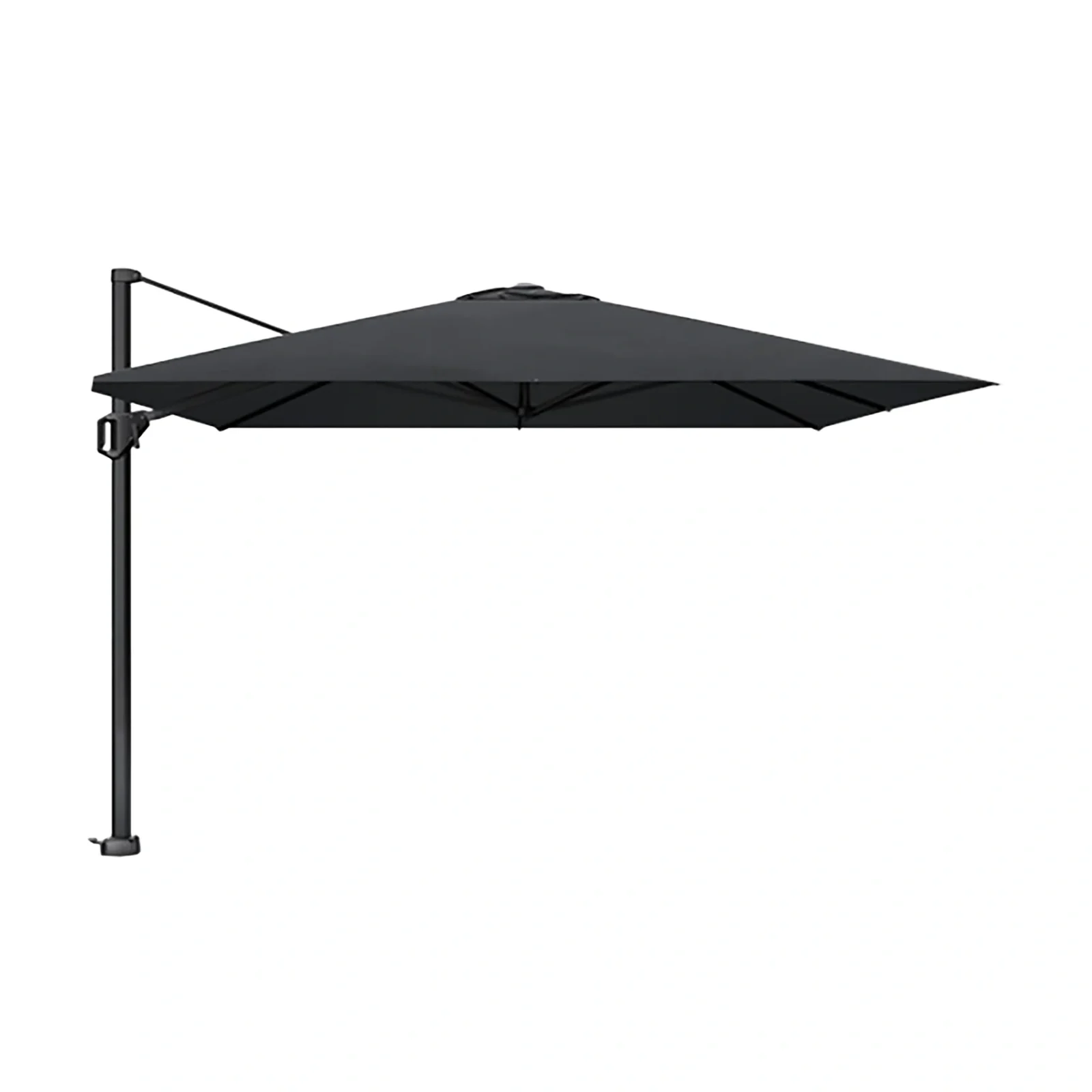 Challenger T¹ premium hängparasoll - svart / jet black, 300x300 cm
