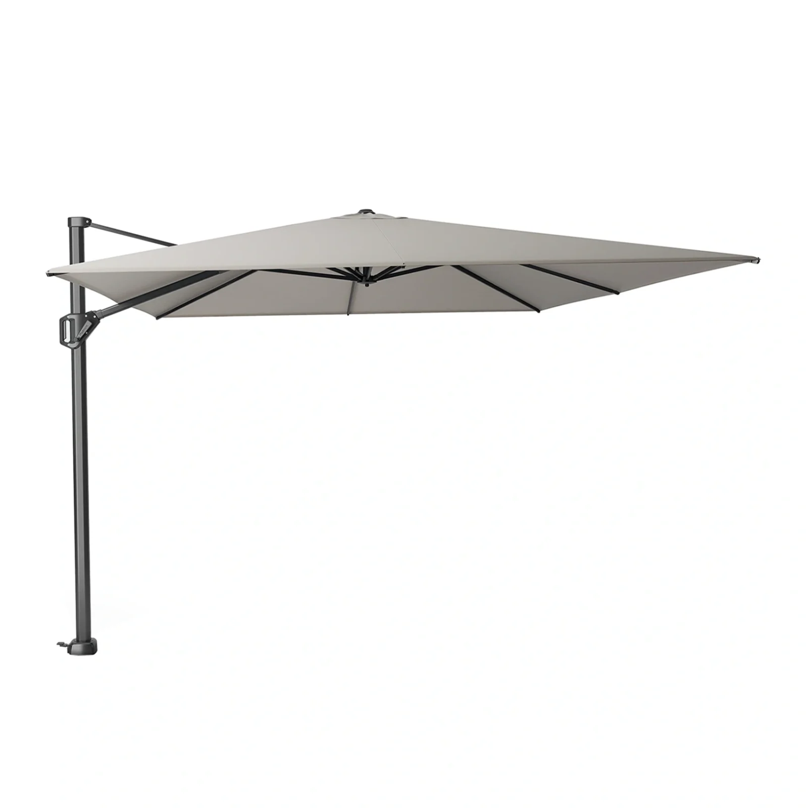 Challenger T¹ premium hängparasoll - antracit/manhattan, 400x300 cm