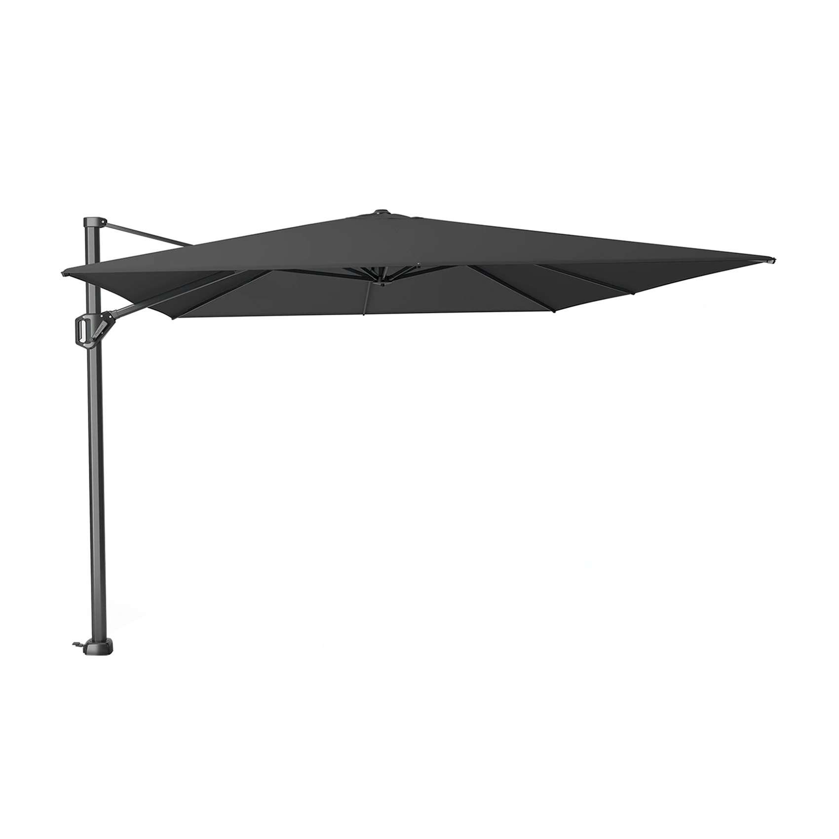 Challenger T¹ premium hängparasoll - antracit/faded black, 400x300 cm