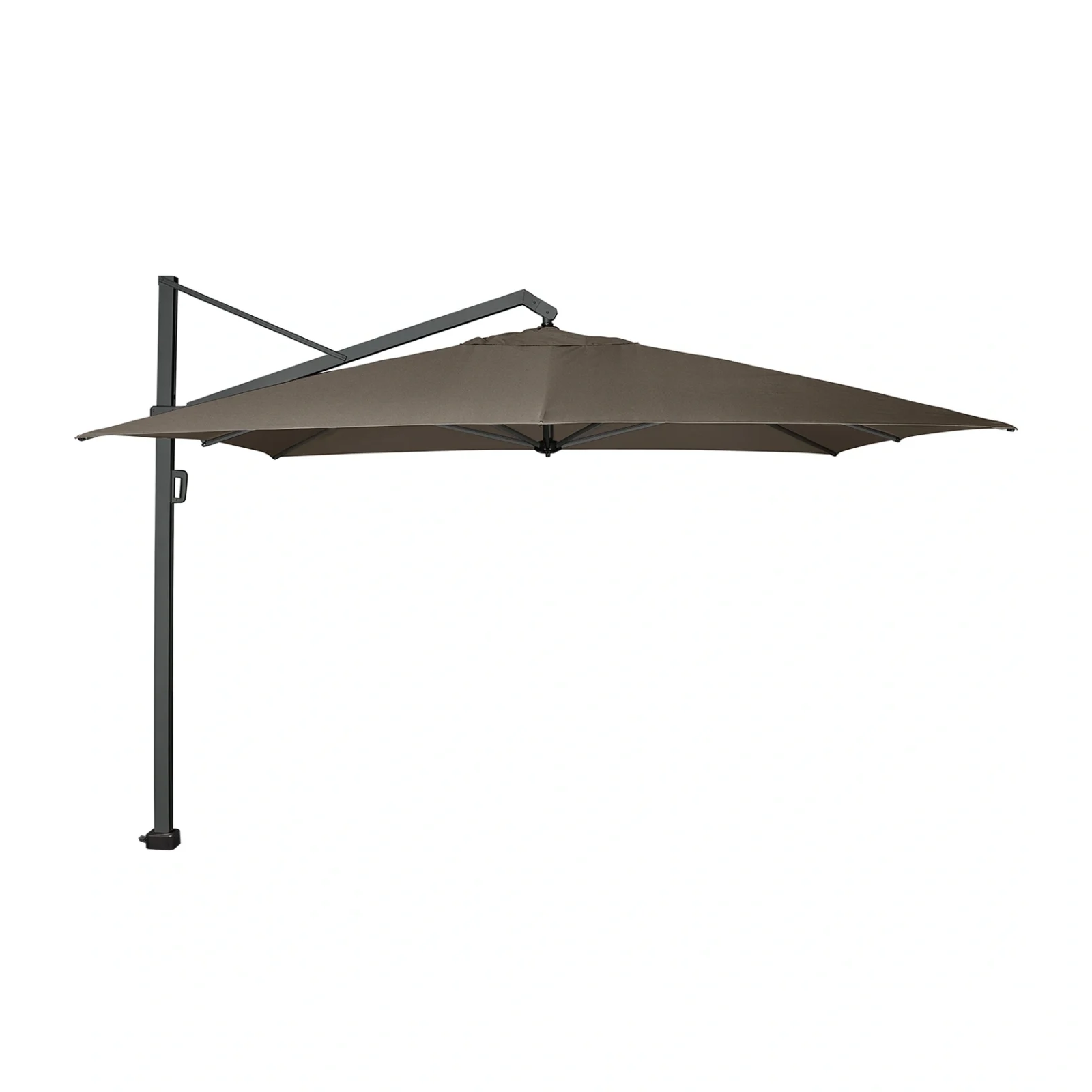 Icon T¹ Premium hängparasoll - antracit / havana, 400x300 cm