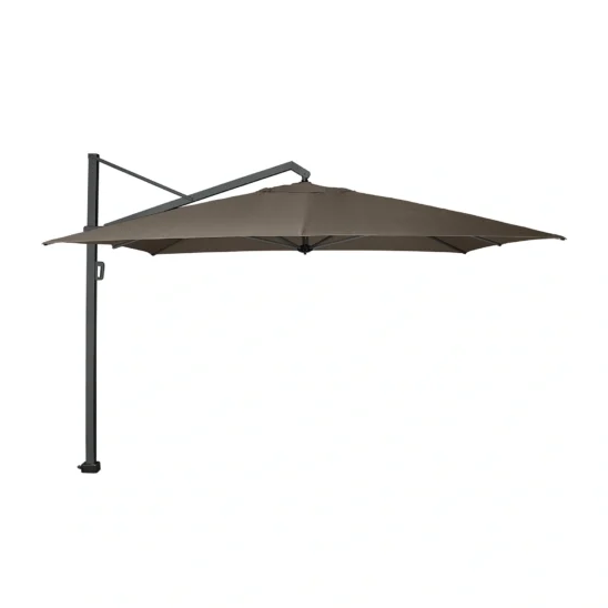 Icon T¹ Premium hängparasoll 400x300 cm i färgen antracit/havana.