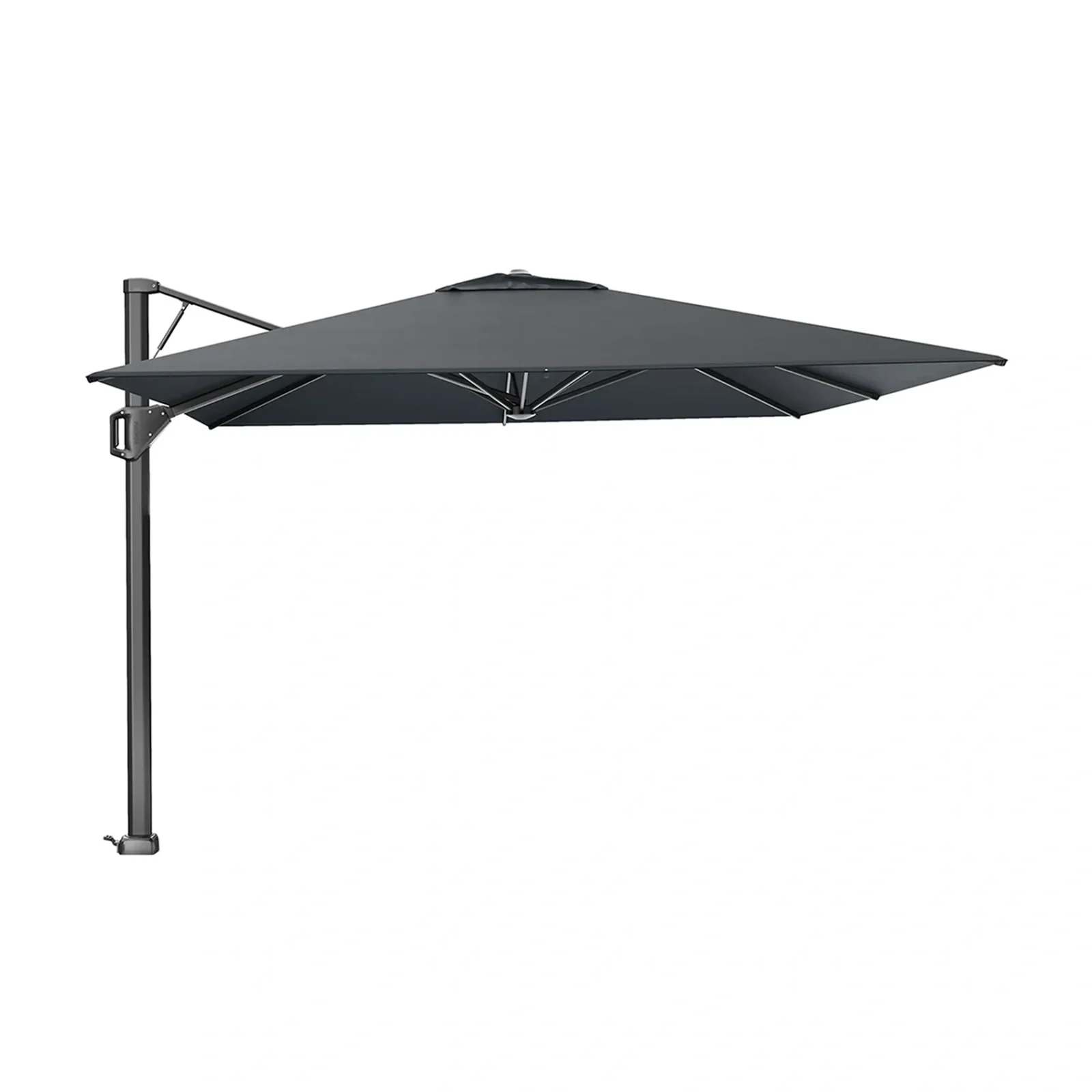 Beaufort hängparasoll - antracit/faded black, 320x320 cm