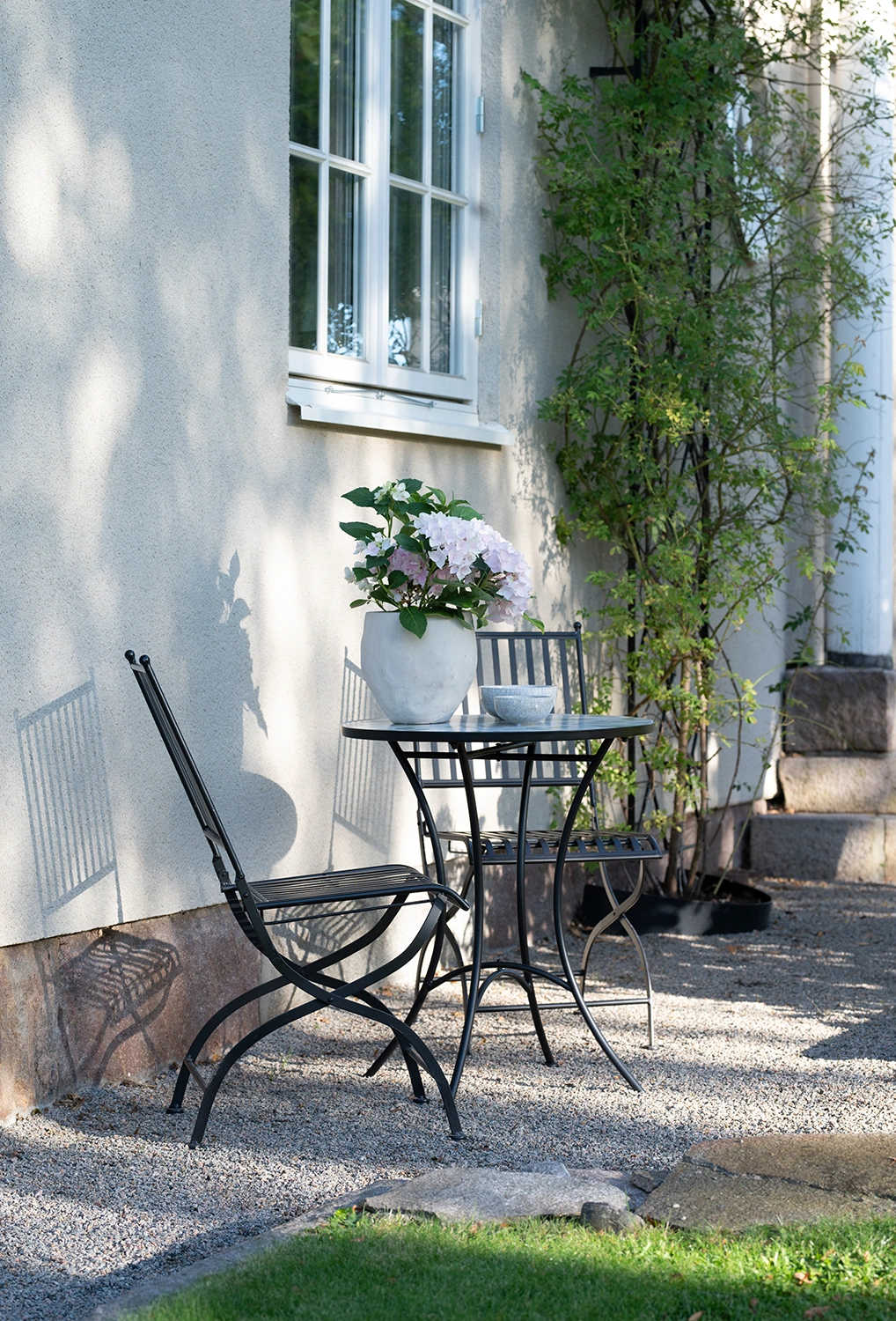 Venice caféset Blomma svart/multifärgad