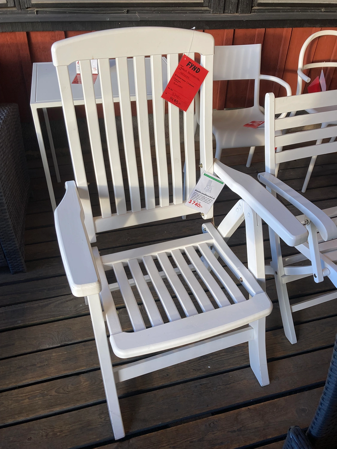 Amelia positionsstol vit