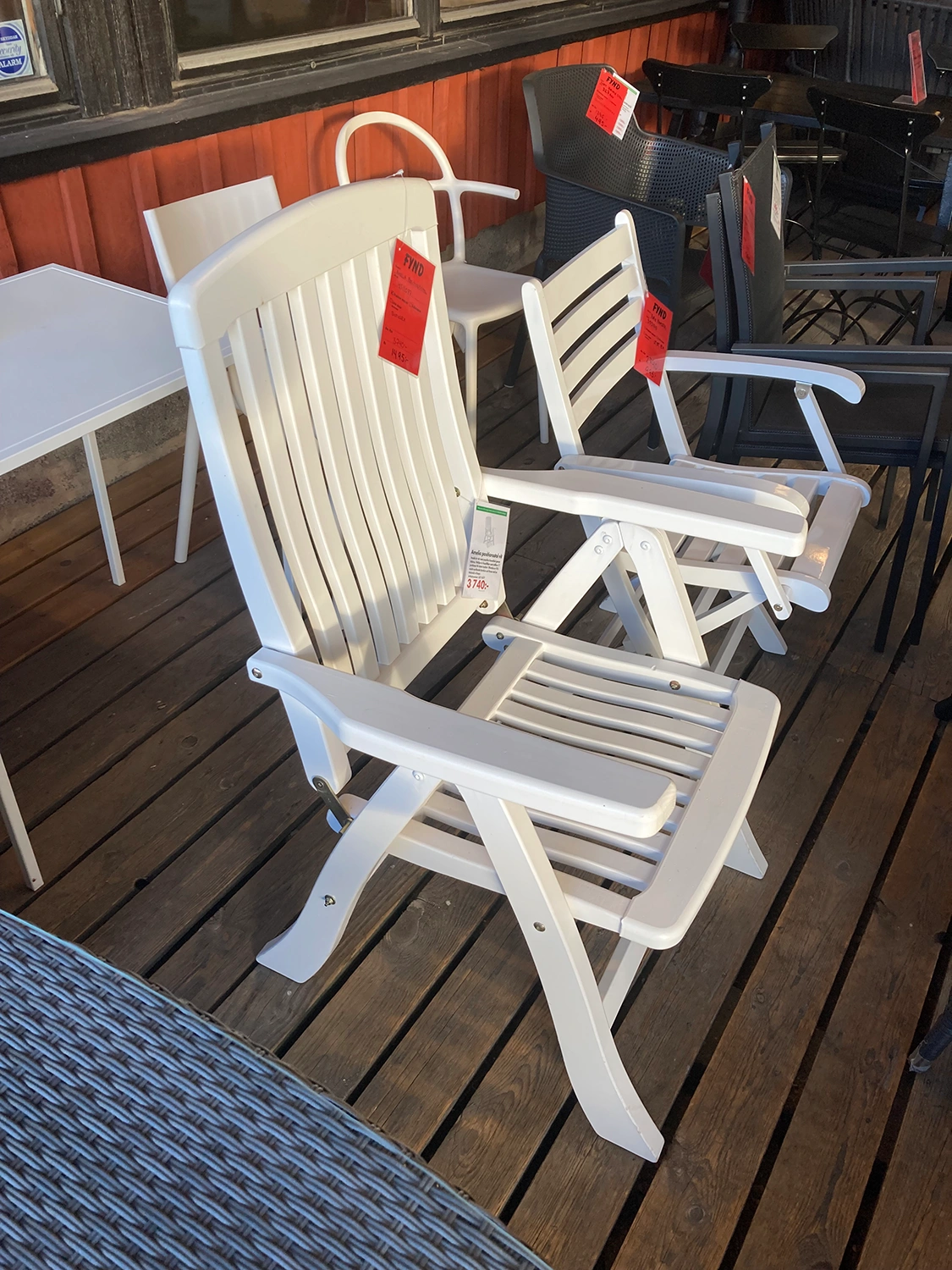 Amelia positionsstol vit