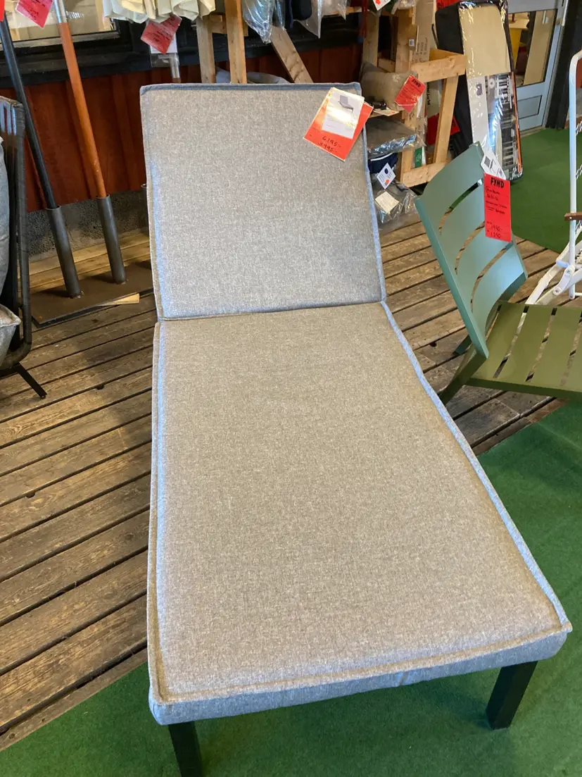 Jet Set solsäng svart/grå