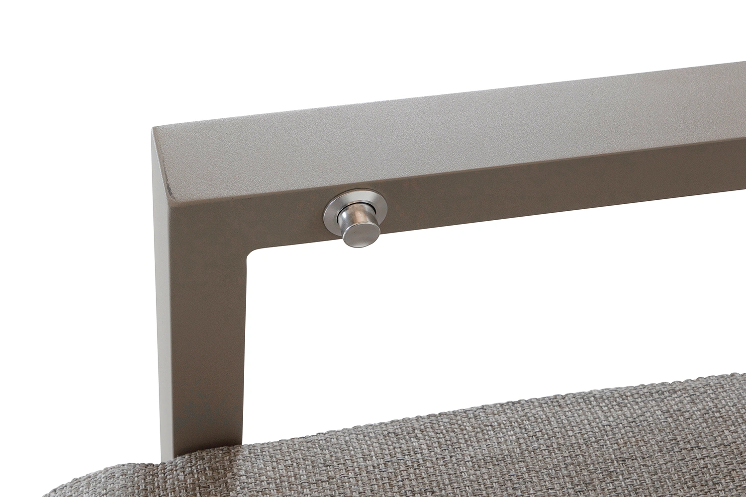 Palau/York matgrupp khaki/teak - 6 stolar - 220x100 cm