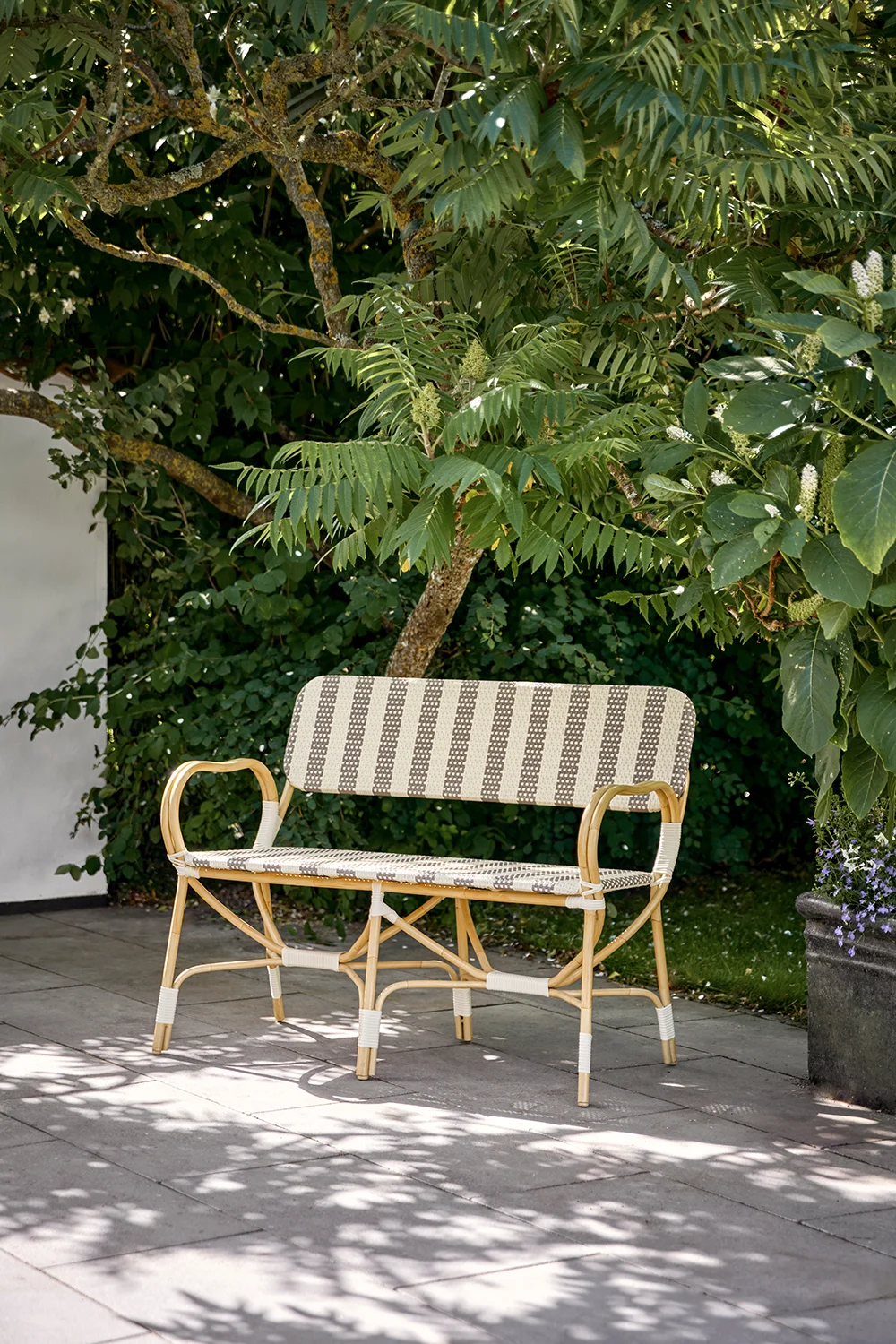 Bistro Exterior 2-sitssoffa natur