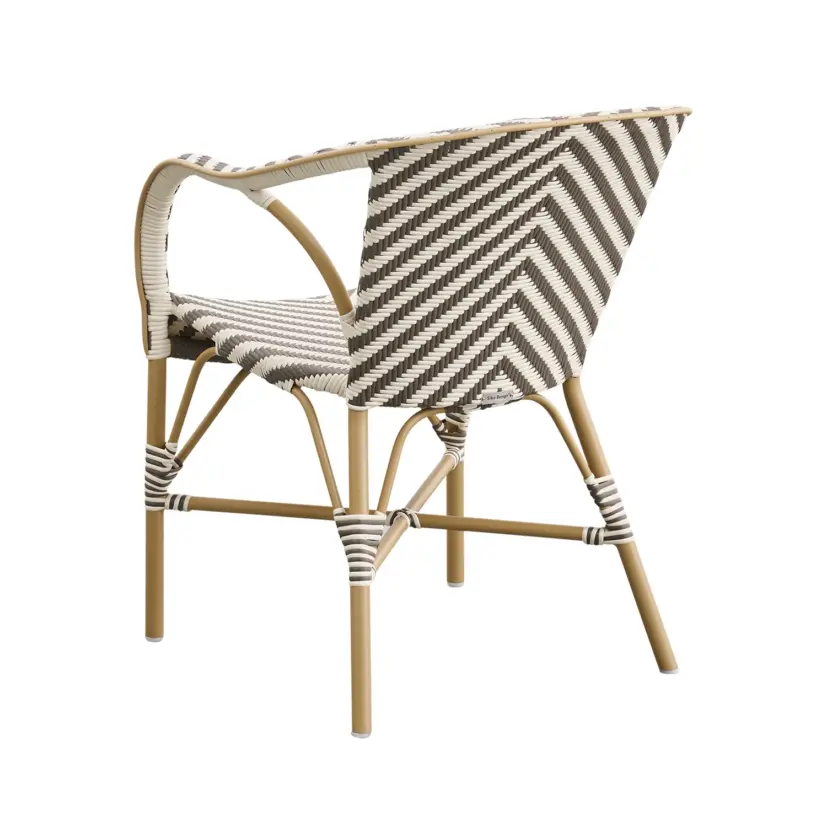Sika-design Madeleine Exterior karmstol ivory/cappuchino