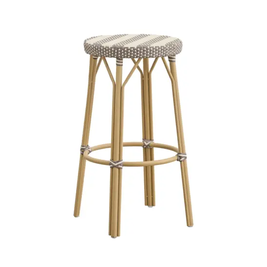 Sika design Simone Exterior barpall ivory/cappuchino, H78 cm