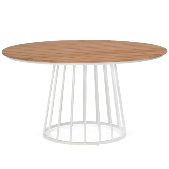 Viola matbord cream/teak - Ø135 cm